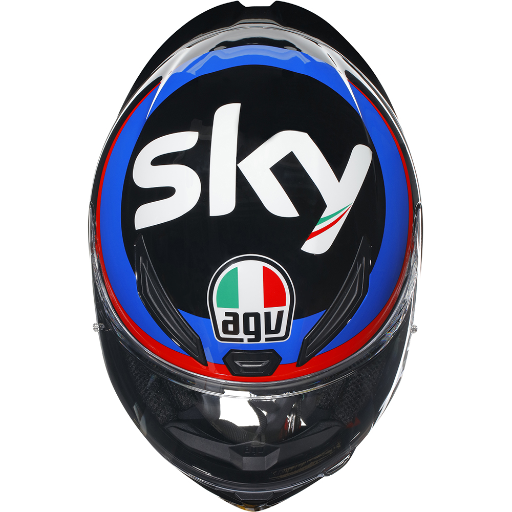 AGV - Casque K1 S VR46 Sky Racing Team Noir / Bleu / Blanc