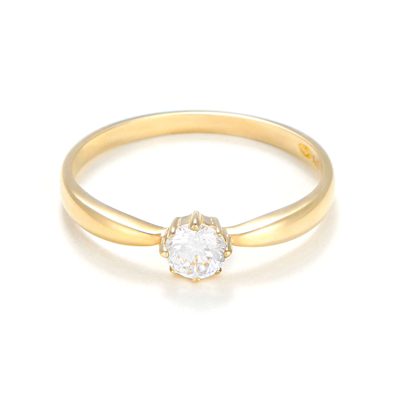 Instant d'Or Bague Tatiana Zirconium or jaune