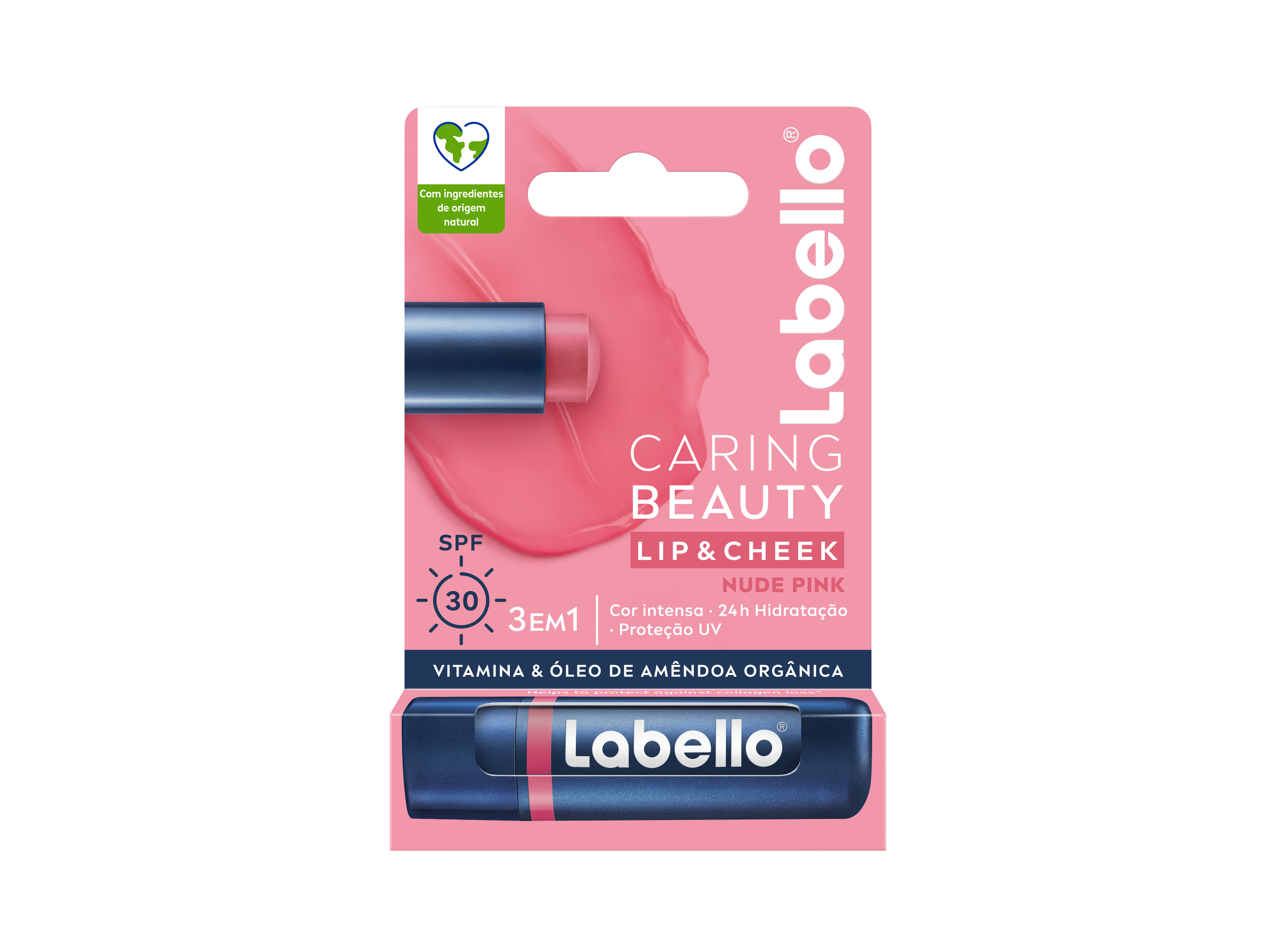 BATOM LABELLO CARING BEAUTY ROSE 48GR