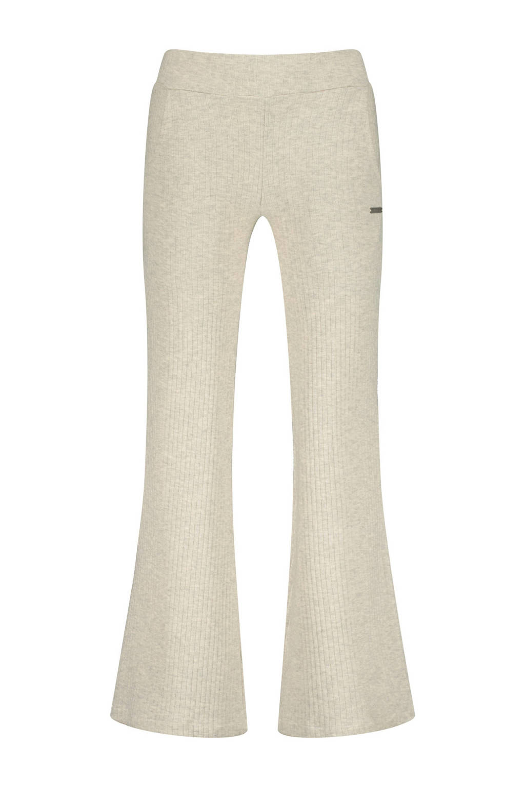 Raizzed wide leg broek Ilva beige
