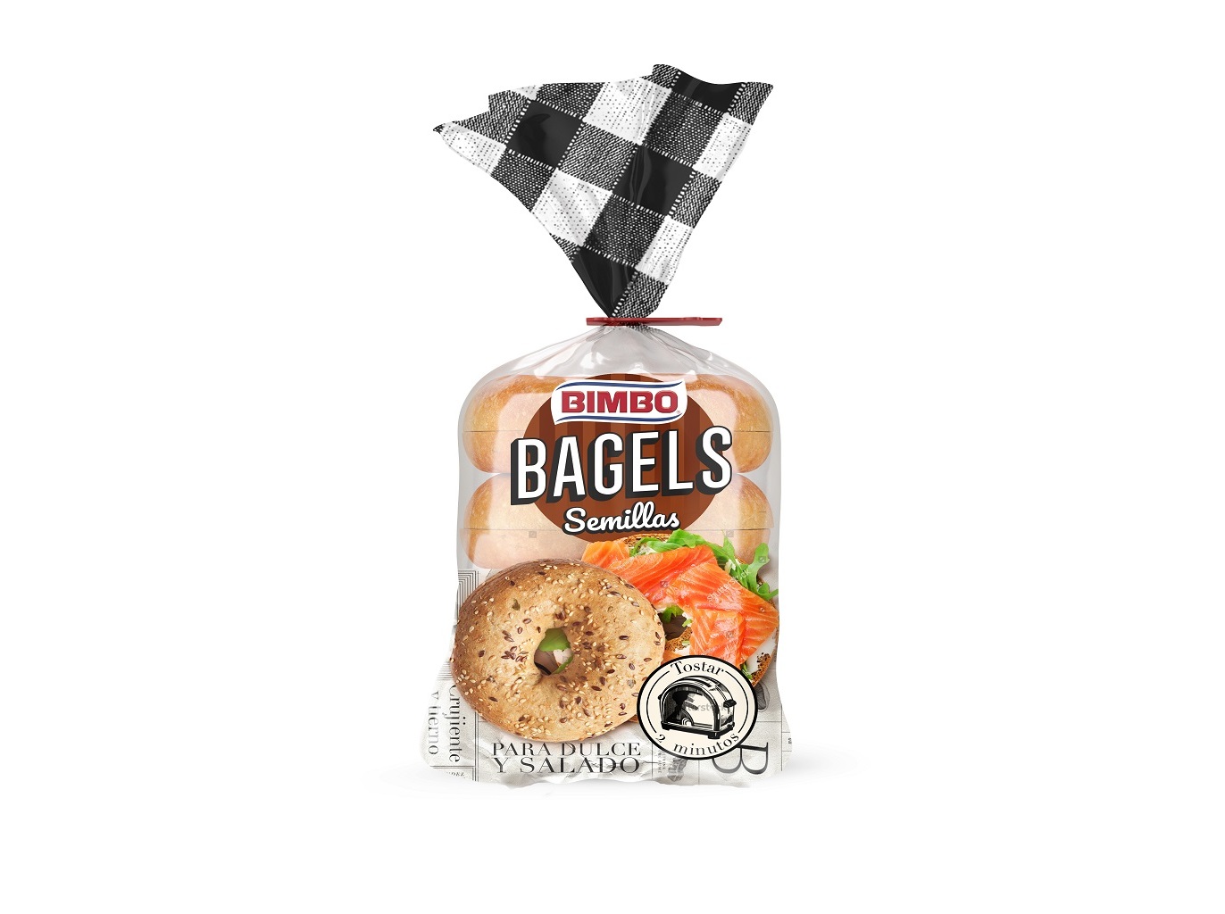 BAGELS BIMBO SEMENTES 4 UN