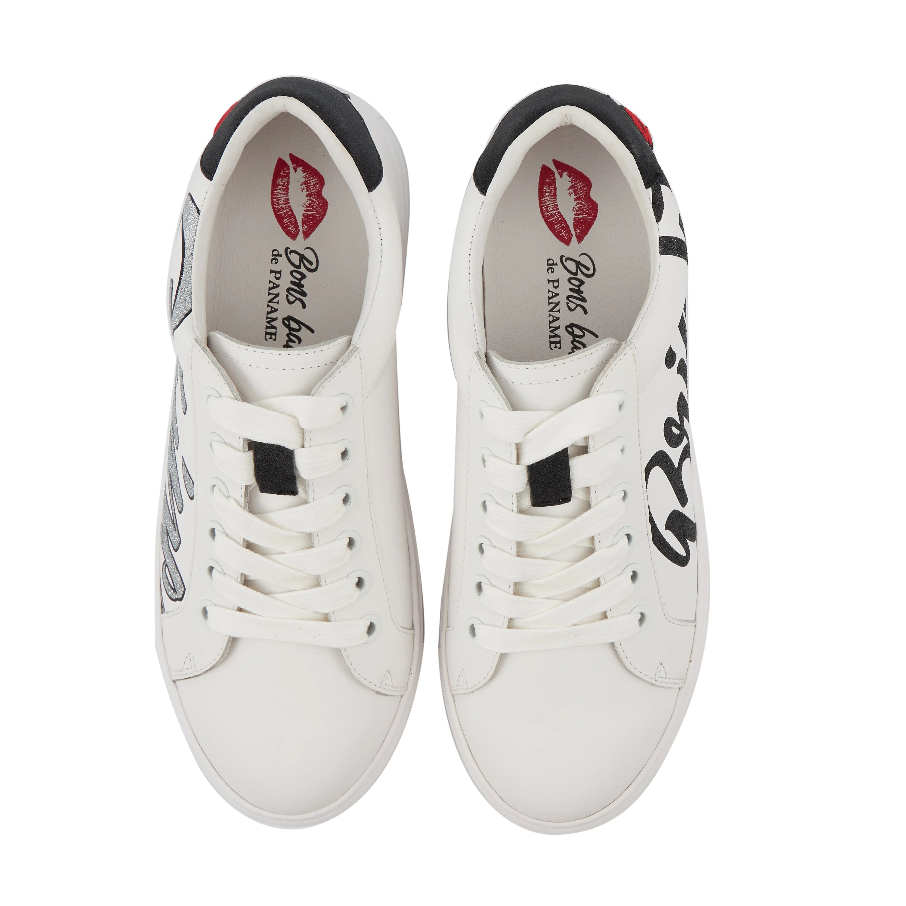 SIMONE SHINE BRIGHT - Sneakers en cuir | Blanc