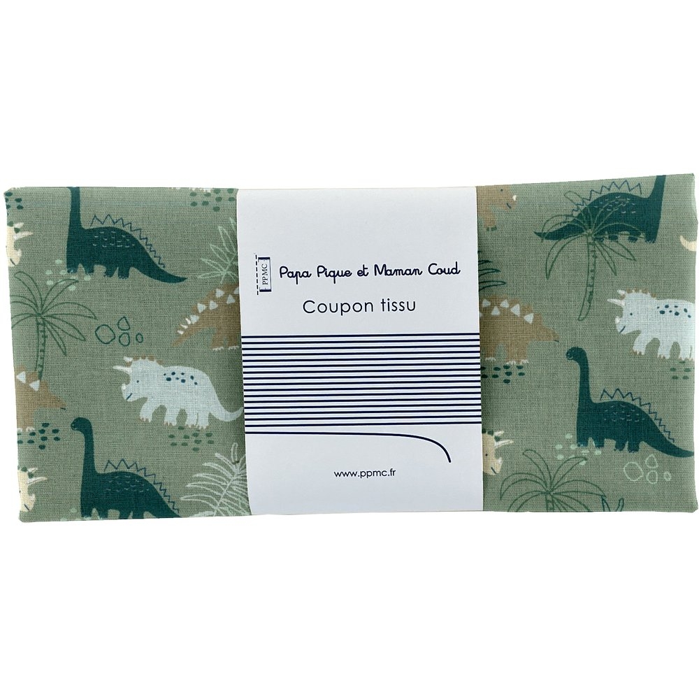 Coupon Tissu 50 Cm Jurassic Dino
