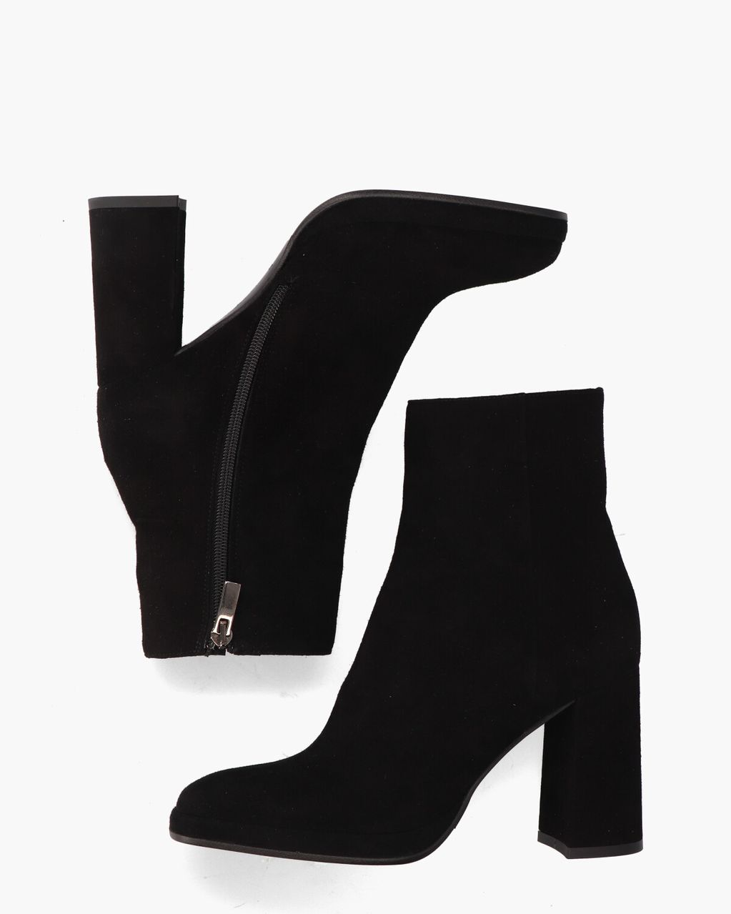 Cypres 9145 Zwart Dames Enkelboots