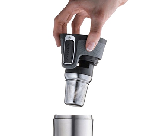 Mug isotherme Westloop argent 47 cl + infuseur à thé - CONTIGO