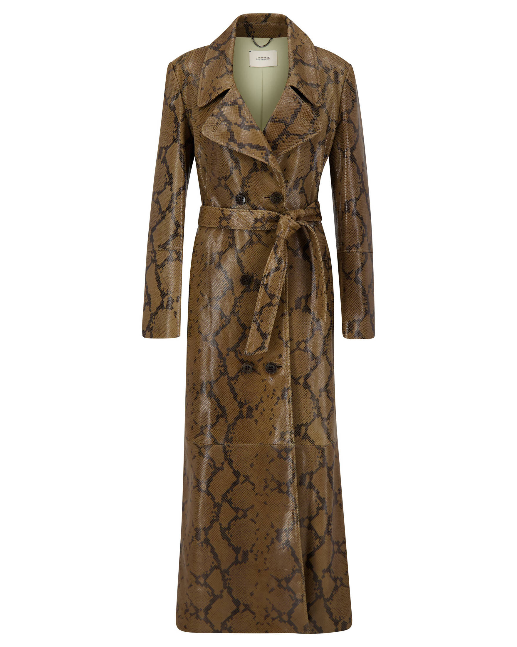 Dorothee Schumacher| Damen Leder-Trenchcoat URBAN JUNGLE COAT