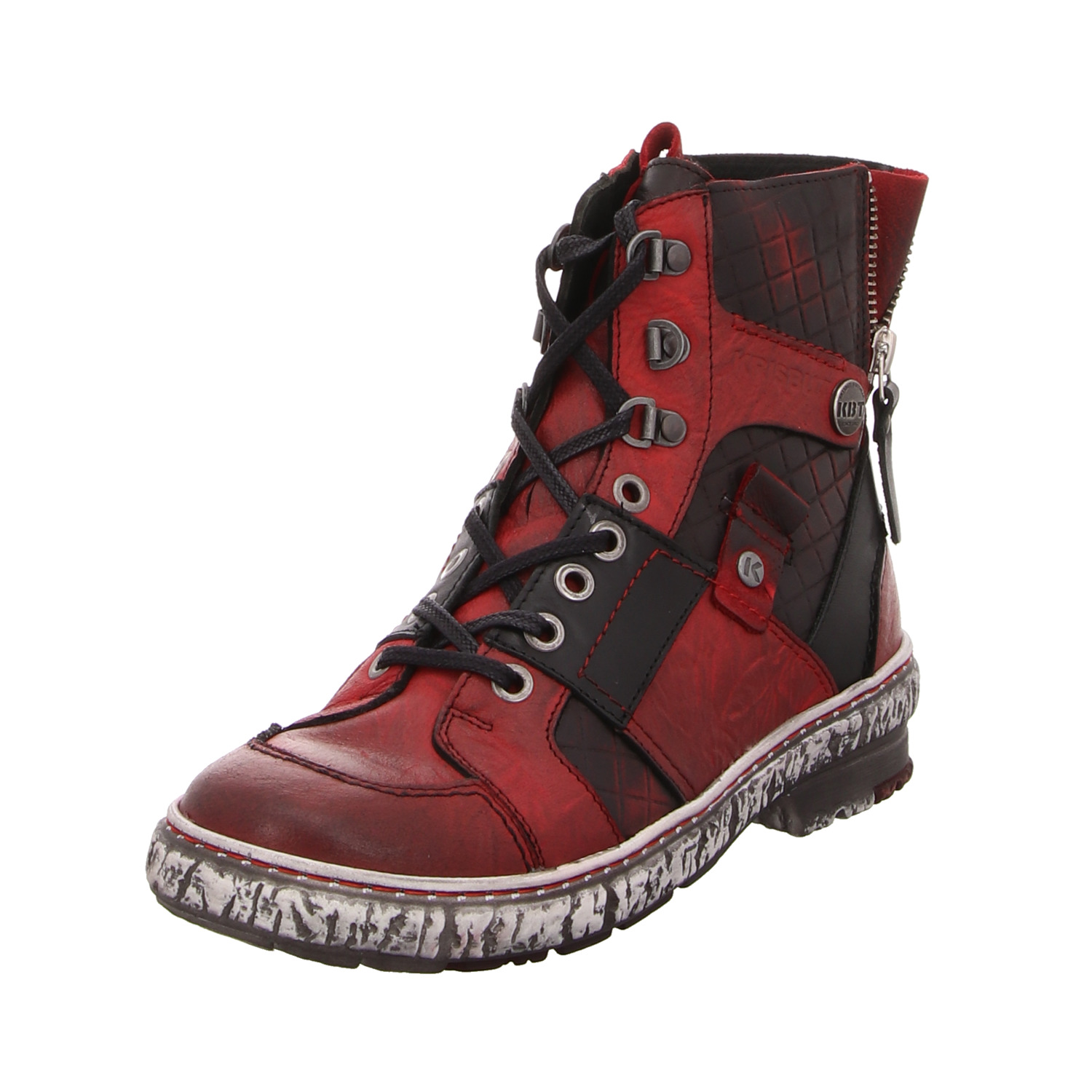 Krisbut Stiefelette rot