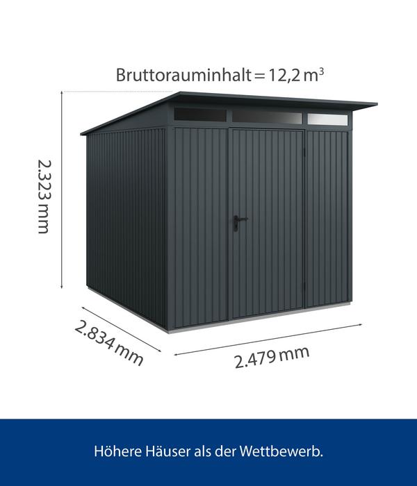 Hörmann Berry-Gerätehaus Classic-P Typ 2,