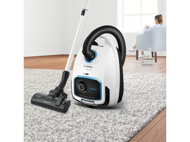 Bosch Serie | 6 BGB6SIL1 ProSilence - Støvsuger - beholder - pose - hvid