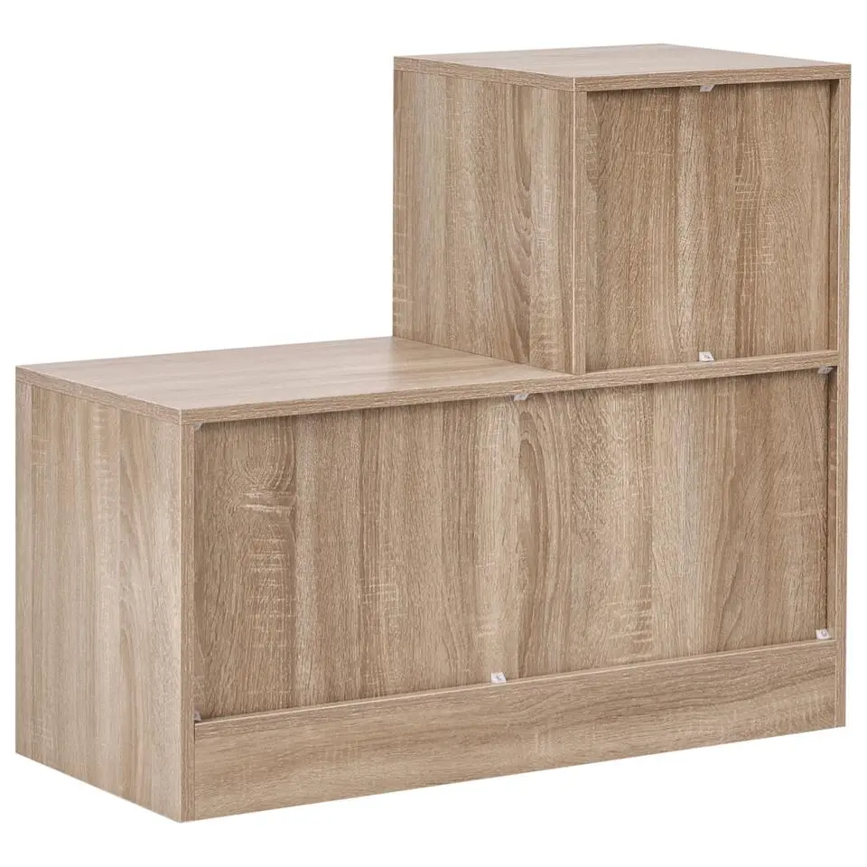 COOMA - Halmeubelset - Lichtbruin - Hout