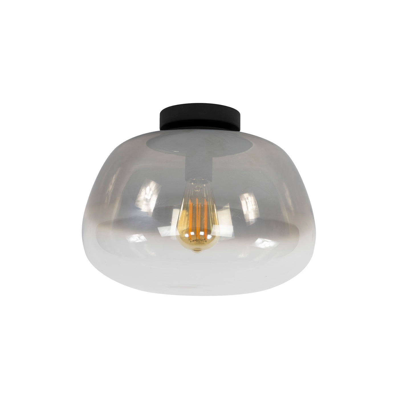 Giga Meubel - Plafondlamp Grijs - 1-lichts - 36x36x22cm - Pulse