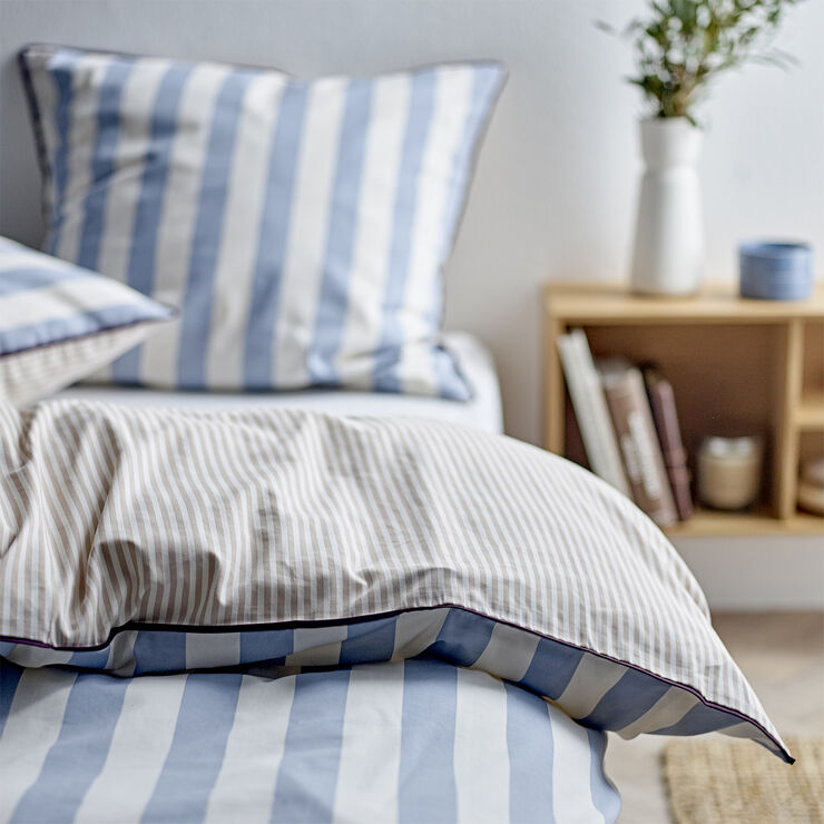 Södahl Sengetøj 140x220 Parallel Linen blue Linen blue