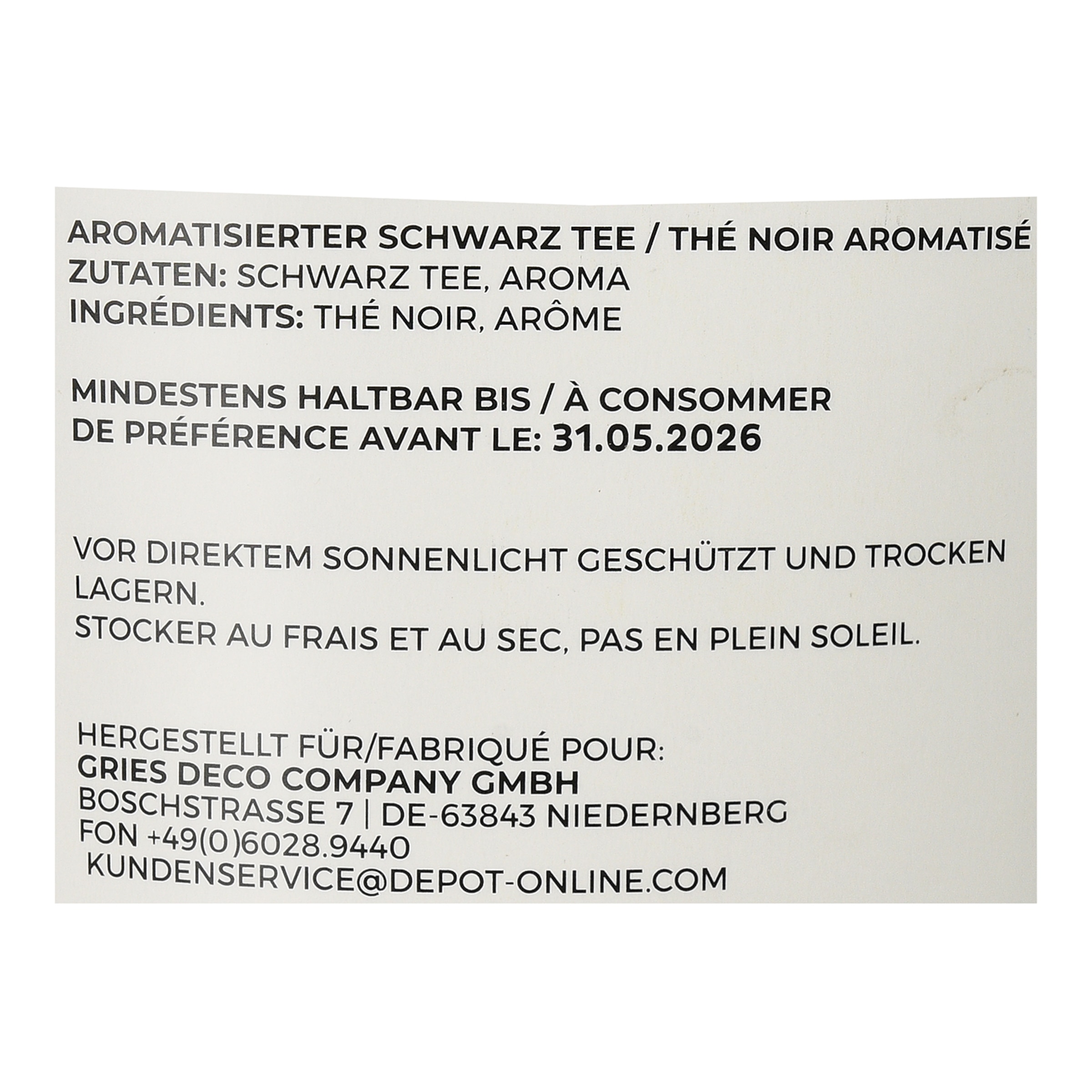 schwarz, 3-teilig