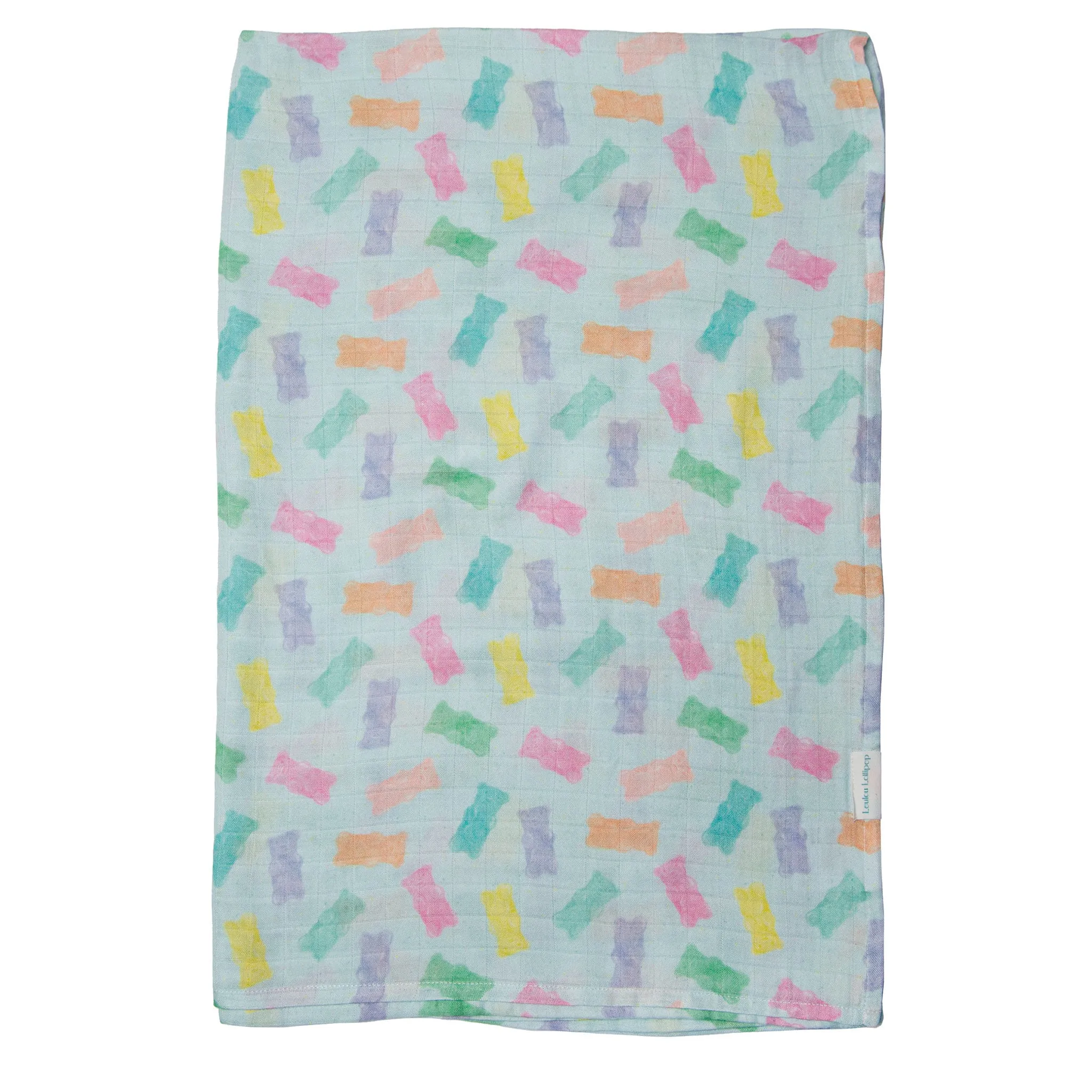 Loulou Lollipop Couverture Mousseline Bambou - Gummy Bear