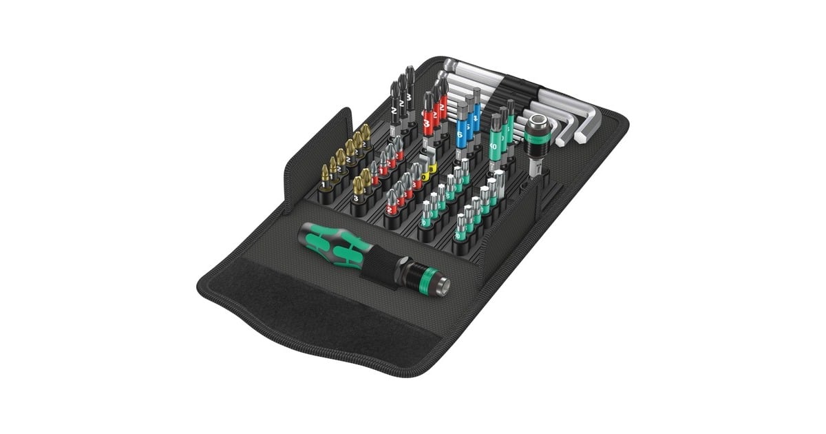 WeraKraftform Kompakt 100 gereedschapsset  (52-delig)