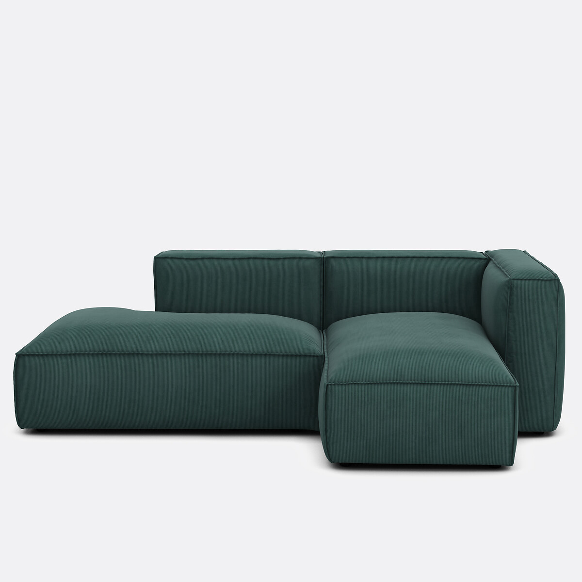 LA REDOUTE INTERIEURS<br>Sofá retangular de veludo cotelê Seven