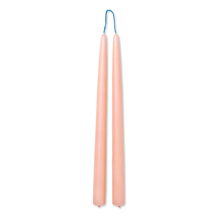 Ferm Living Bougie Dipped - Set de 2 | Blush