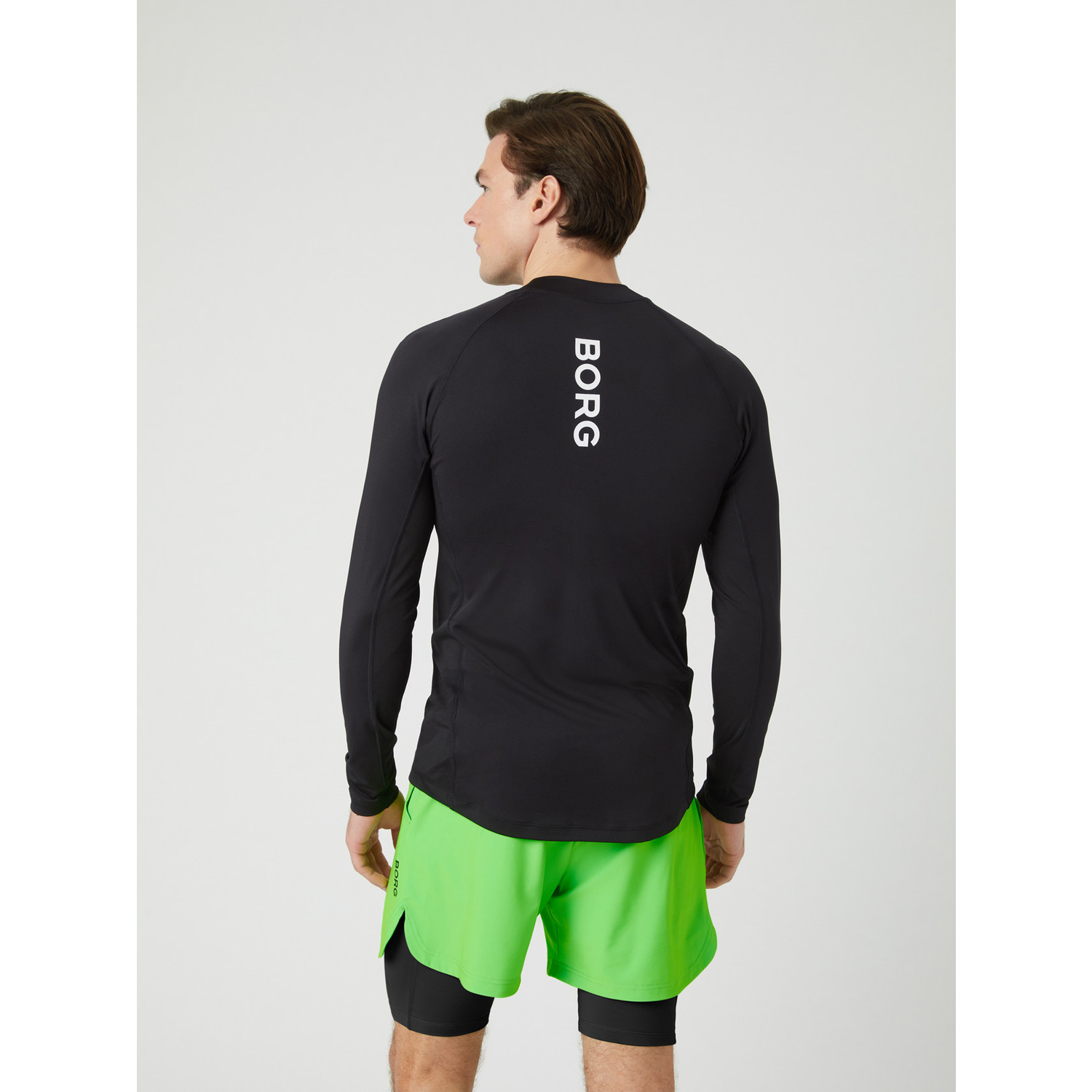 Björn Borg Borg Mock Neck Longsleeve T-Shirt Heren