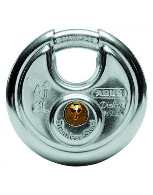 Abus Discushangslot 24stc - Sloten - 70x20 mm Verzinkt Messing\/Rvs