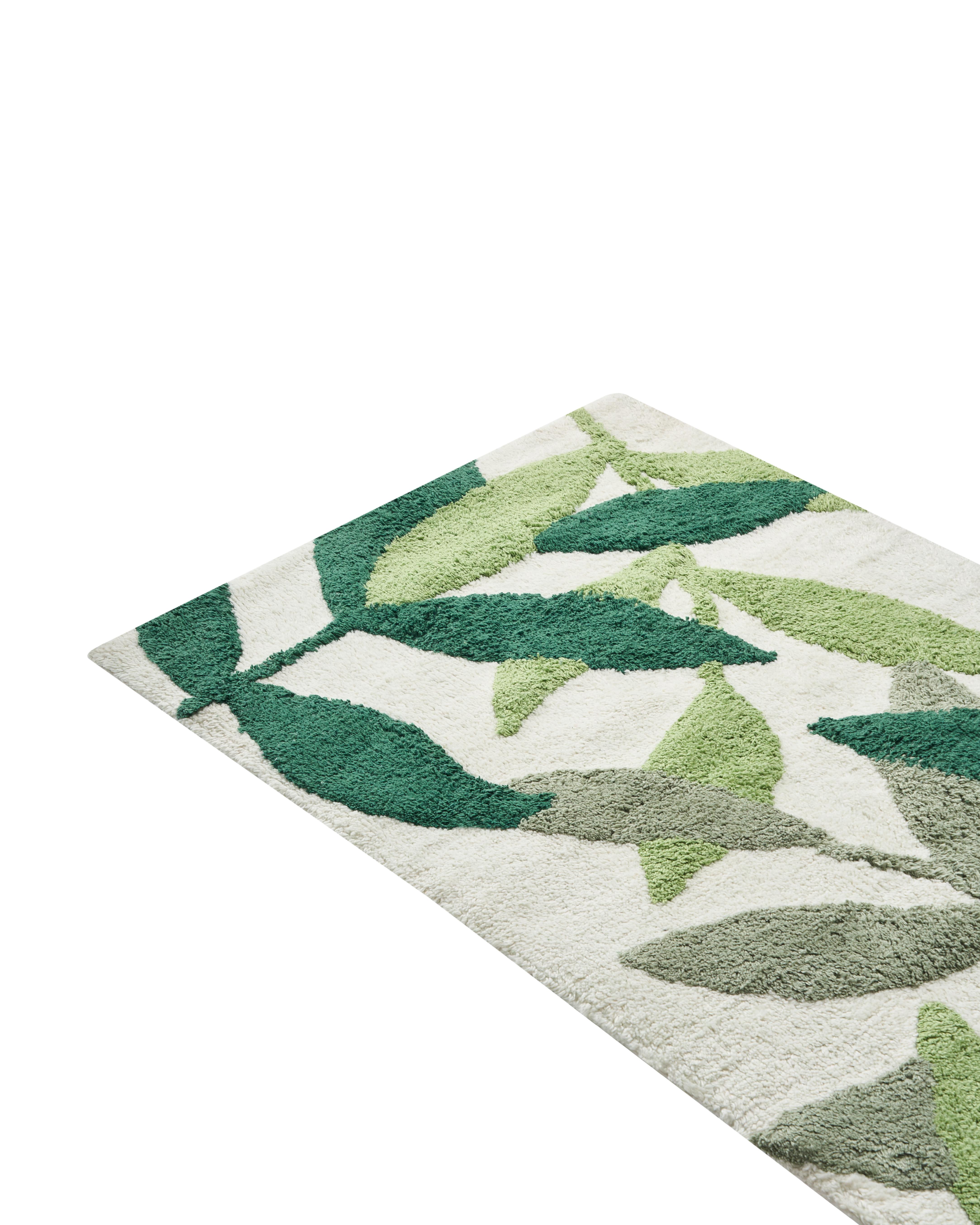 Badmat ASAN Groen 60 x 90 cm Katoen