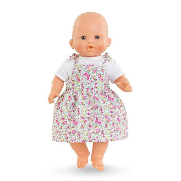 Robe Jardin en Fleurs pour Grand Poupon 36 cm