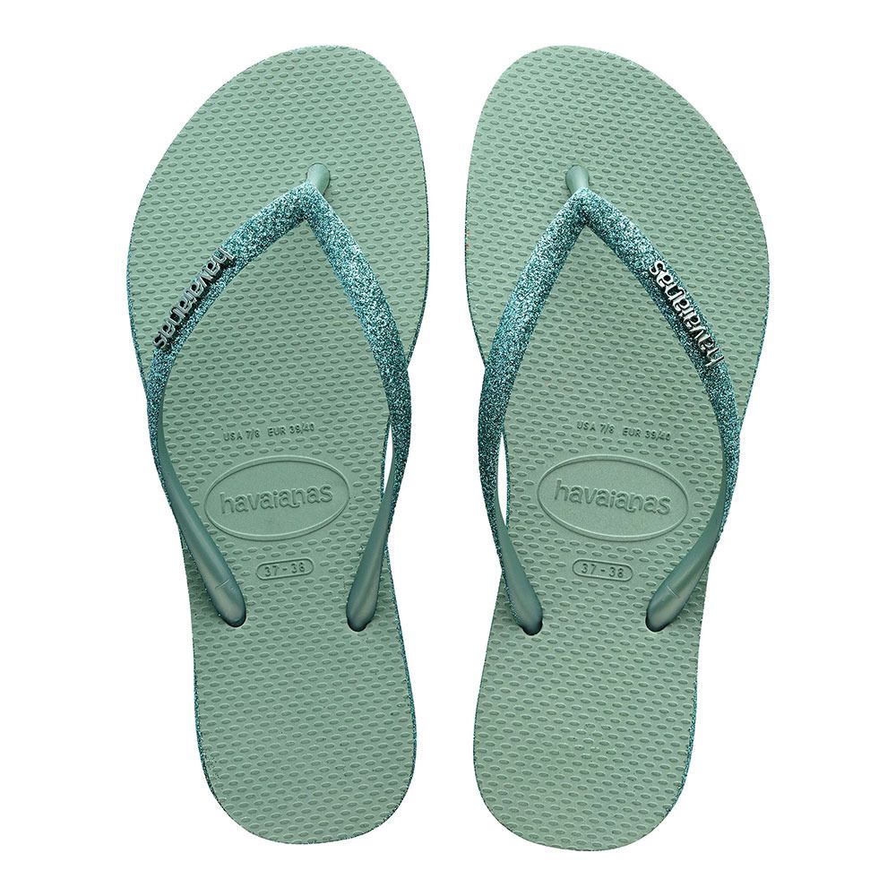 Havaianas SLIM SPARKLE II - Tongs Femme clay