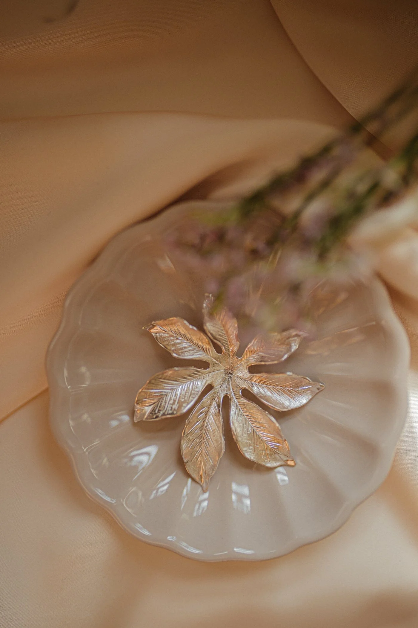 CHLORIS - Broche fleur plaqué argent | Argent