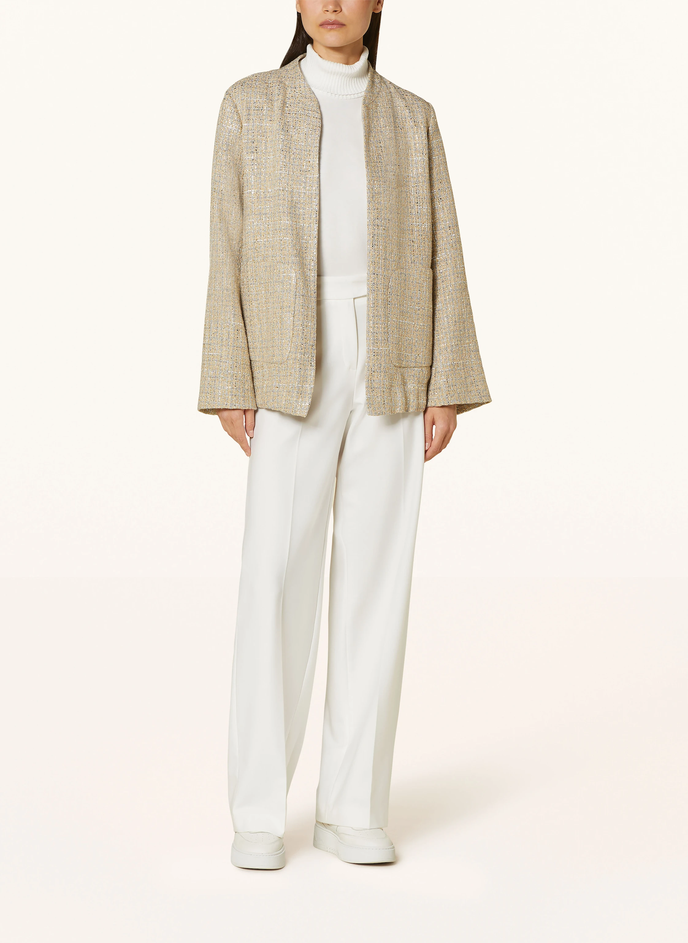 RIANI Tweed-Blazer mit Glitzergarn