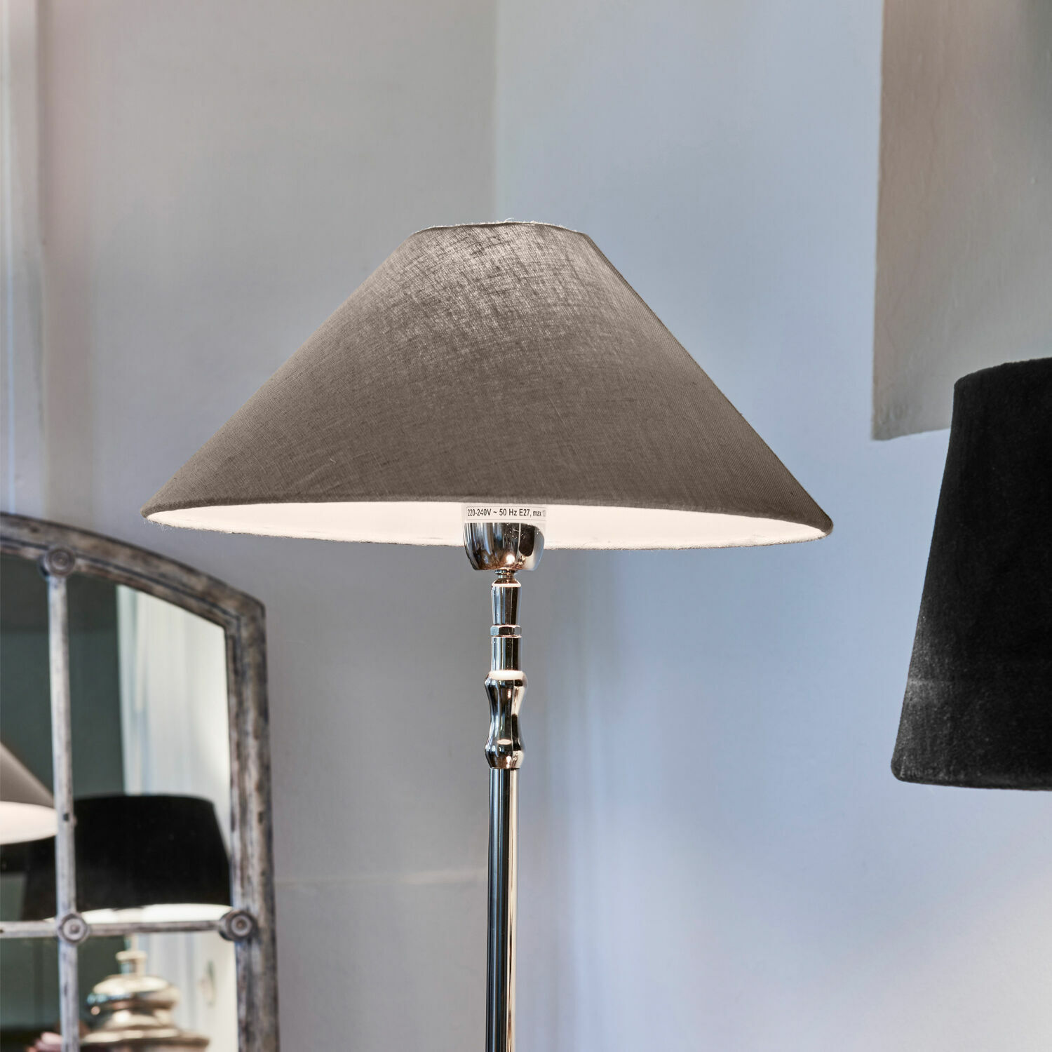 Lampenschirm Emmera taupe
