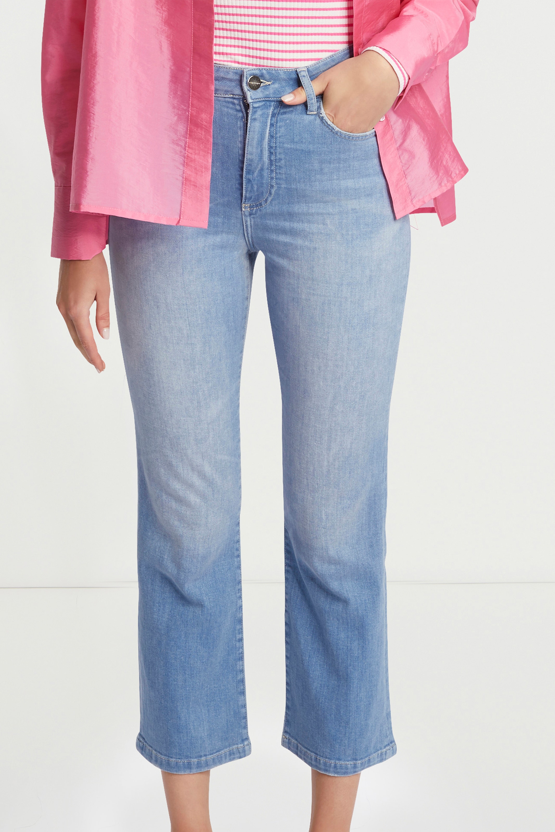 RICHROYAL 7/8-Jeans , leicht gewaschene Optik, verkürzte Form