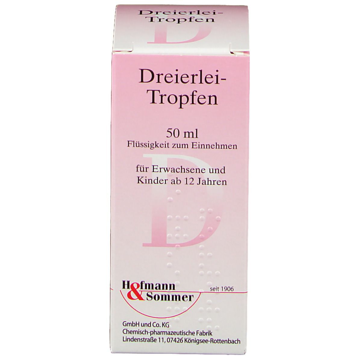 Dreierlei Tropfen