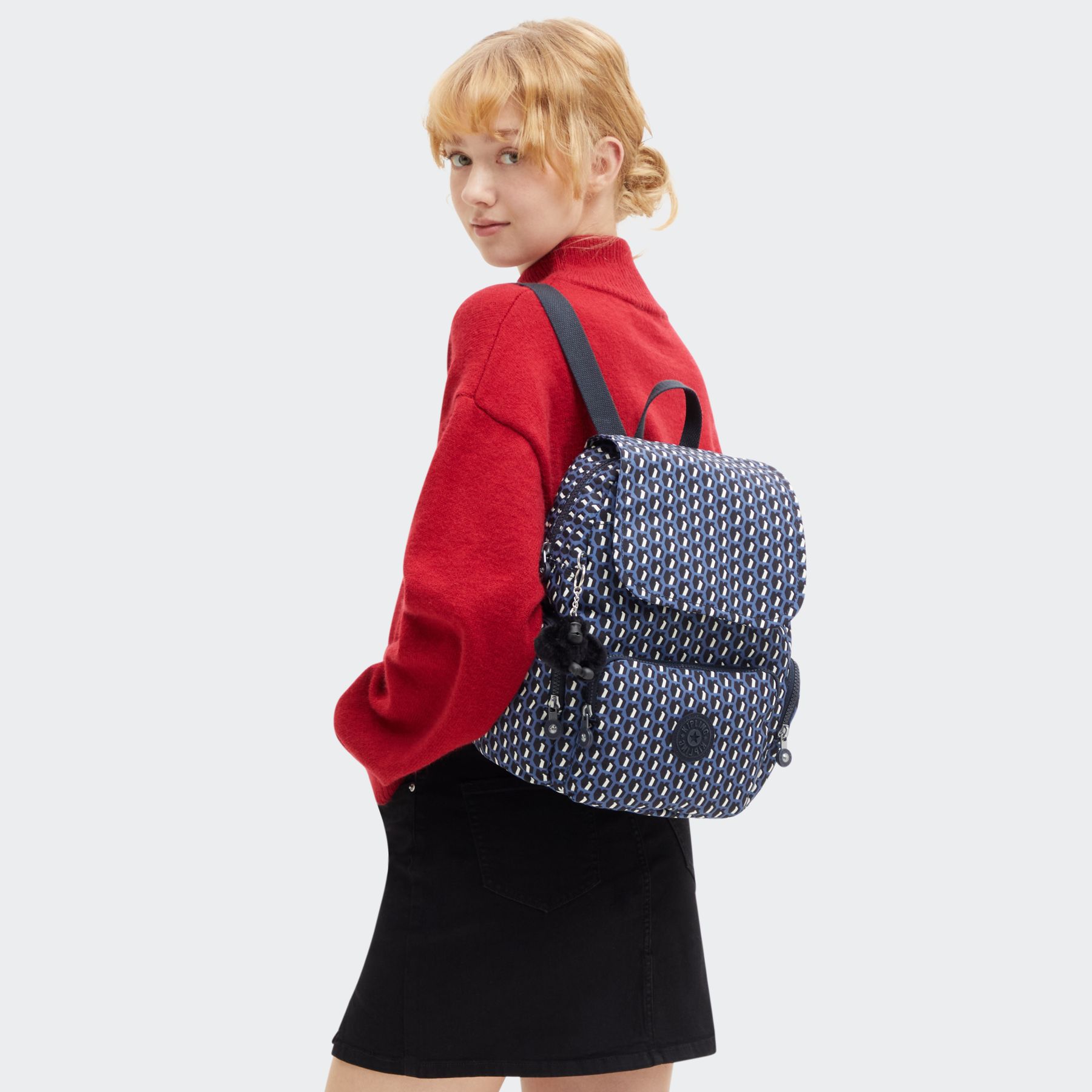 CITY ZIP S  Petit sac à dos avec bretelles ajustables - 3D K Blue