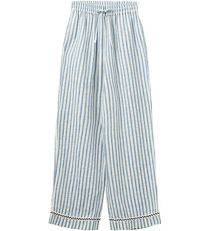 Sofie Schnoor Bukser - Federal Blue m. Striber