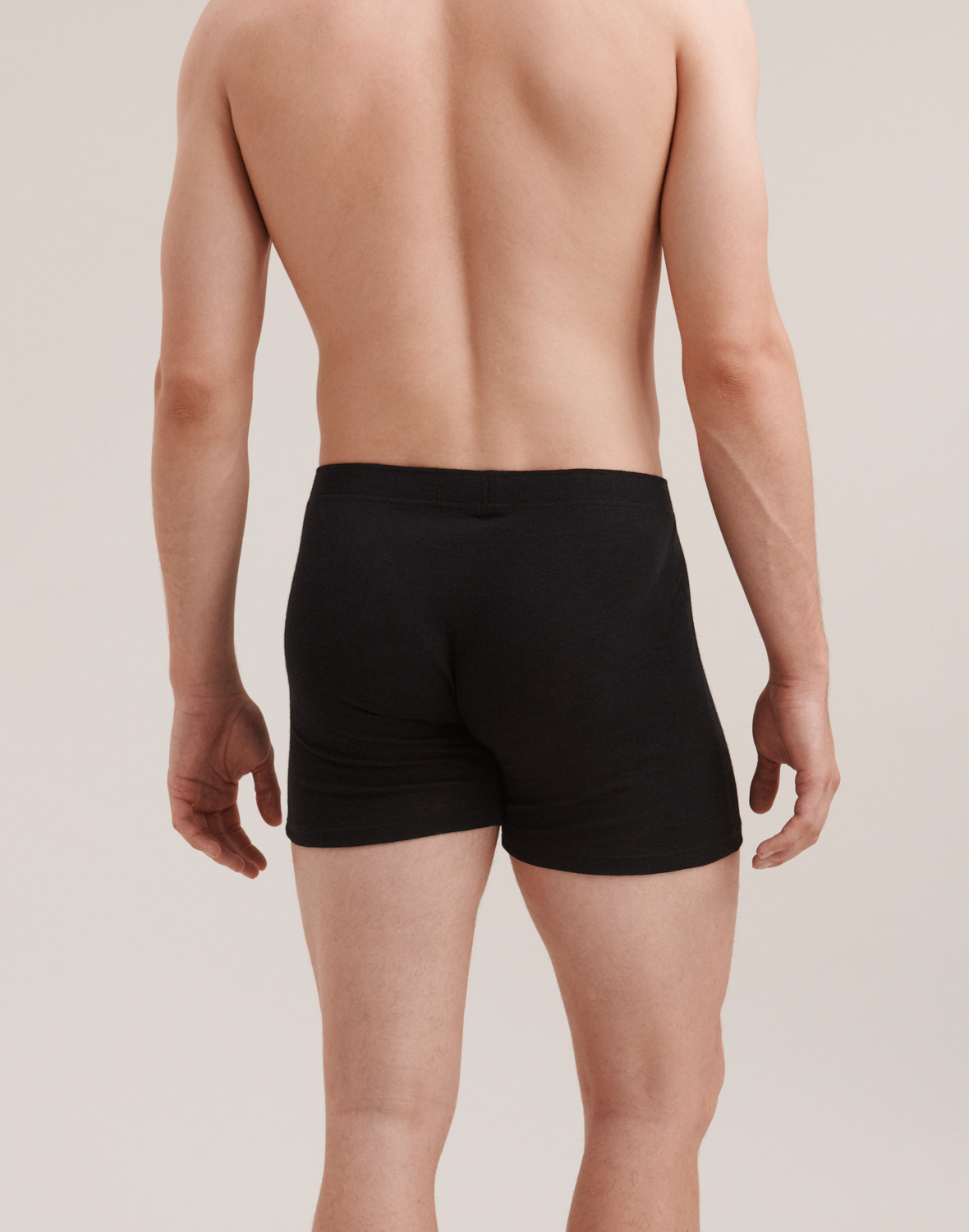 Klassieke boxershort van merinowol/zijde voor heren