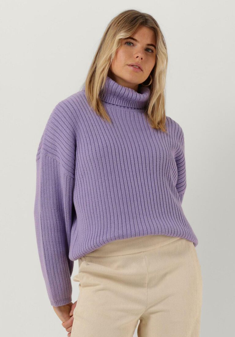 ANOTHER LABEL lila another label coltrui leah knitted pull l/s