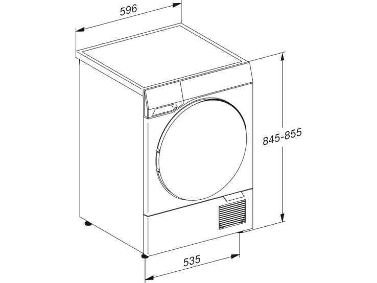Miele Wäschetrockner TQ 100-10 CH L Links Wärmepumpen Trockner