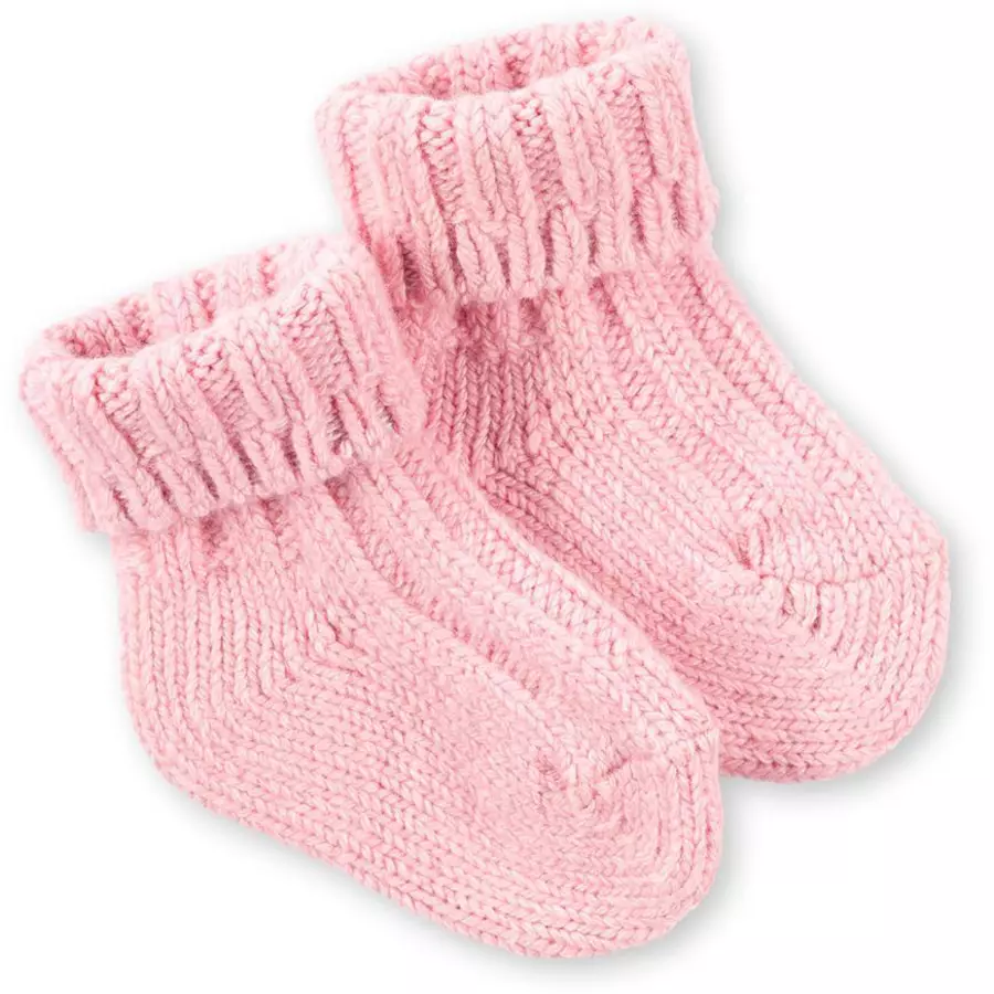 Hofbrucker Baby Socken Kaschmir Babysocken Zart Rosa