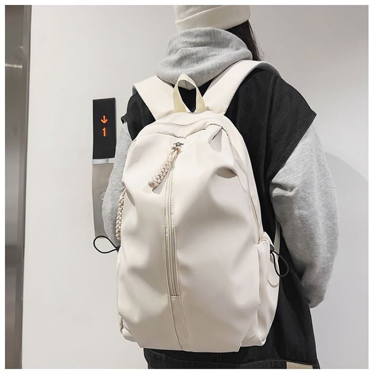 EAVALURE - Effen nylon rugzak