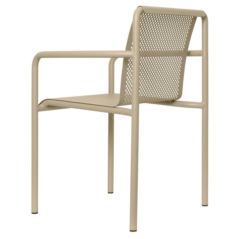 Ferm Living Dapple stoel met armleuning Dark Chocolate