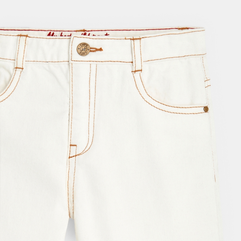 Jean flare beige Chipie fille