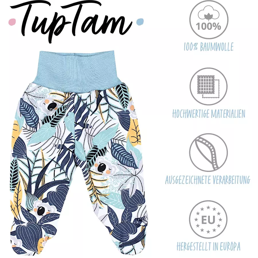 TupTam Baby Hose mit Fuß 5er Pack orange