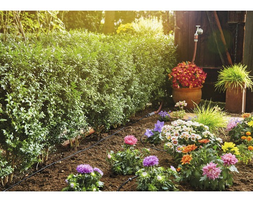 GARDENA Micro-Drip Startset bewateringsset voor plantenrijen, maat S (voor een plantenrij van 15 m)