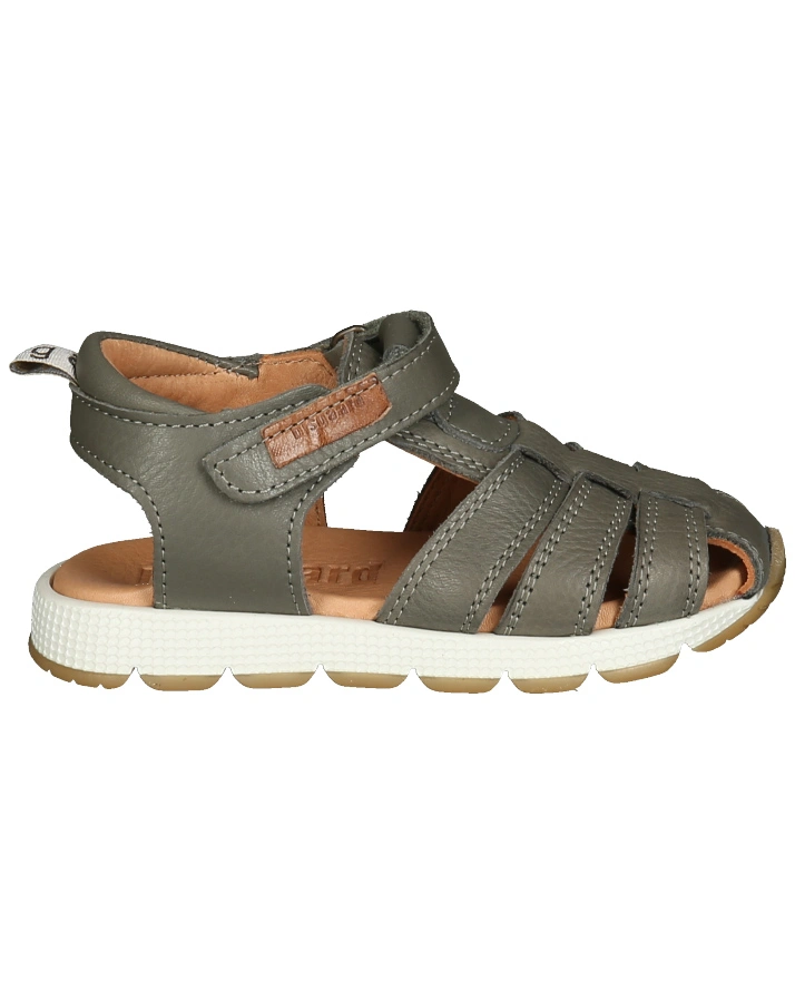 Leder-Sandalen BIRK mit Zehenschutz in grey