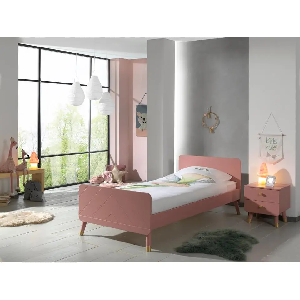Bed Billy 90x200 - roze