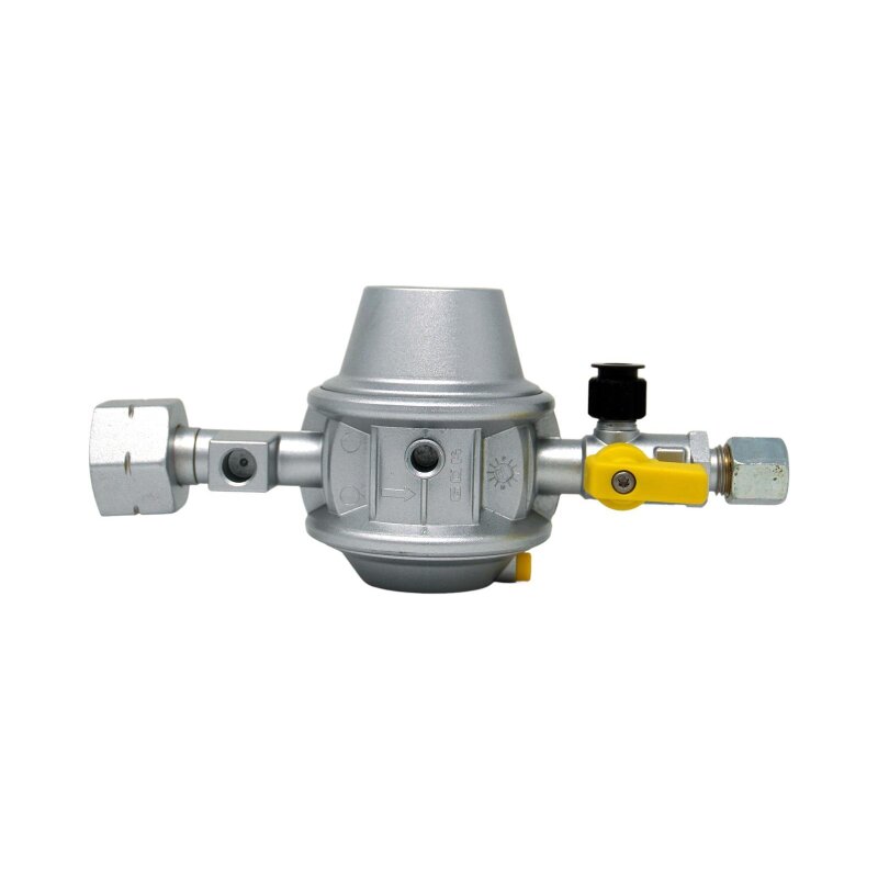 GOK Gasdruckregler Caramatic BasicOne 30 mbar EN61- 1,5 kg/h Komb.A -> Rohrverschraubung 8 mm