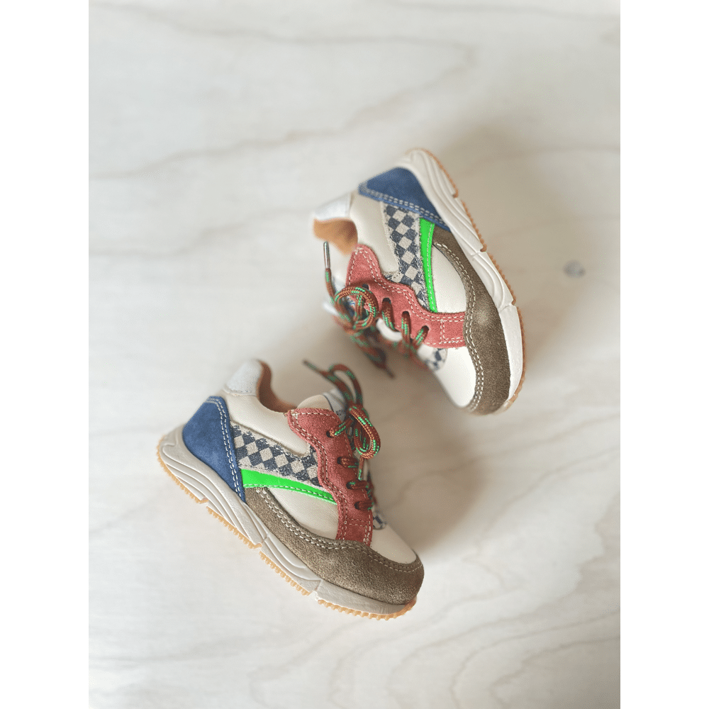 Romagnoli - Eerste Stapsneaker - Salvia Latte