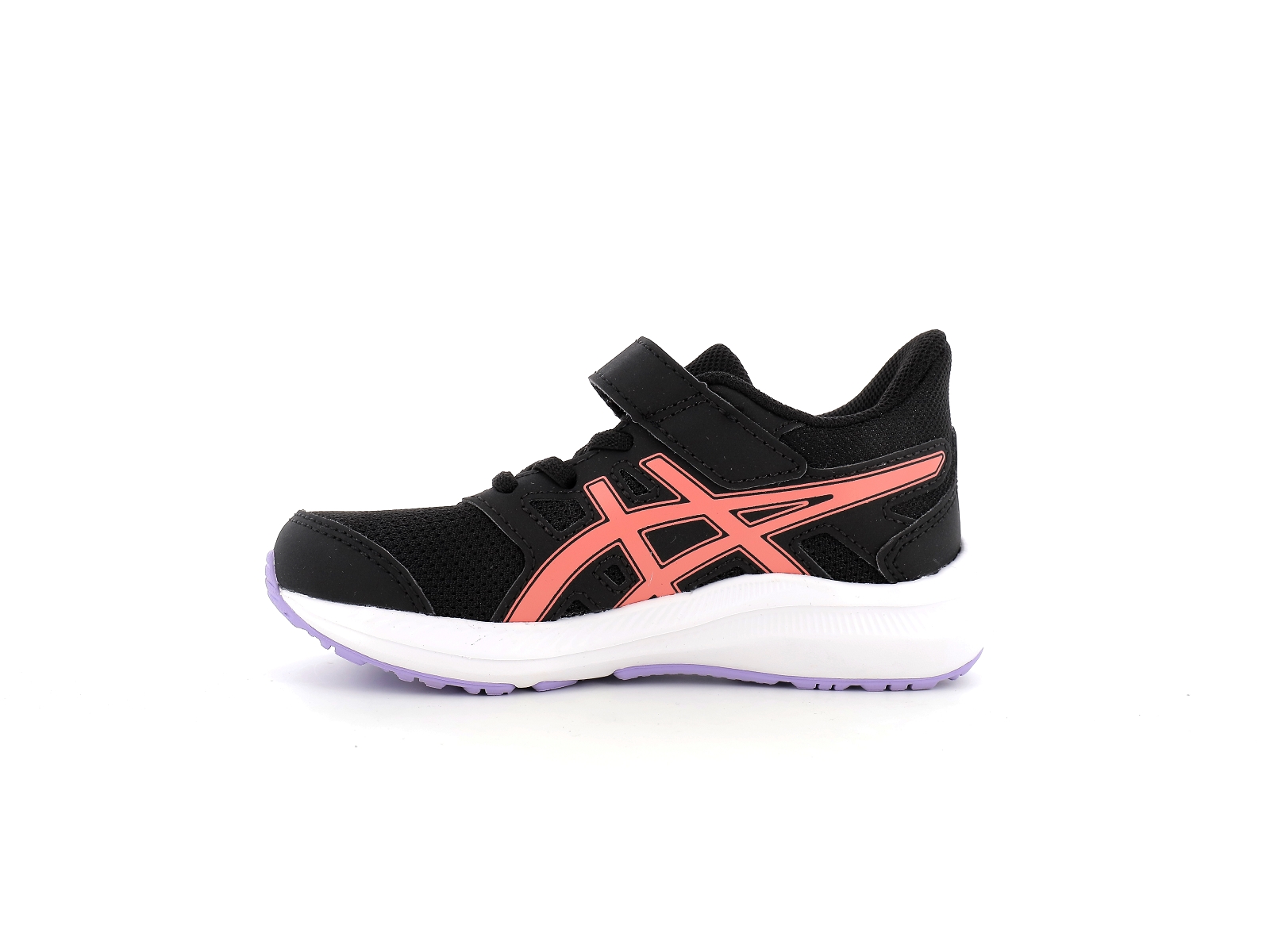 Asics-JOLT 4 PS Synthétique Noir-Rose