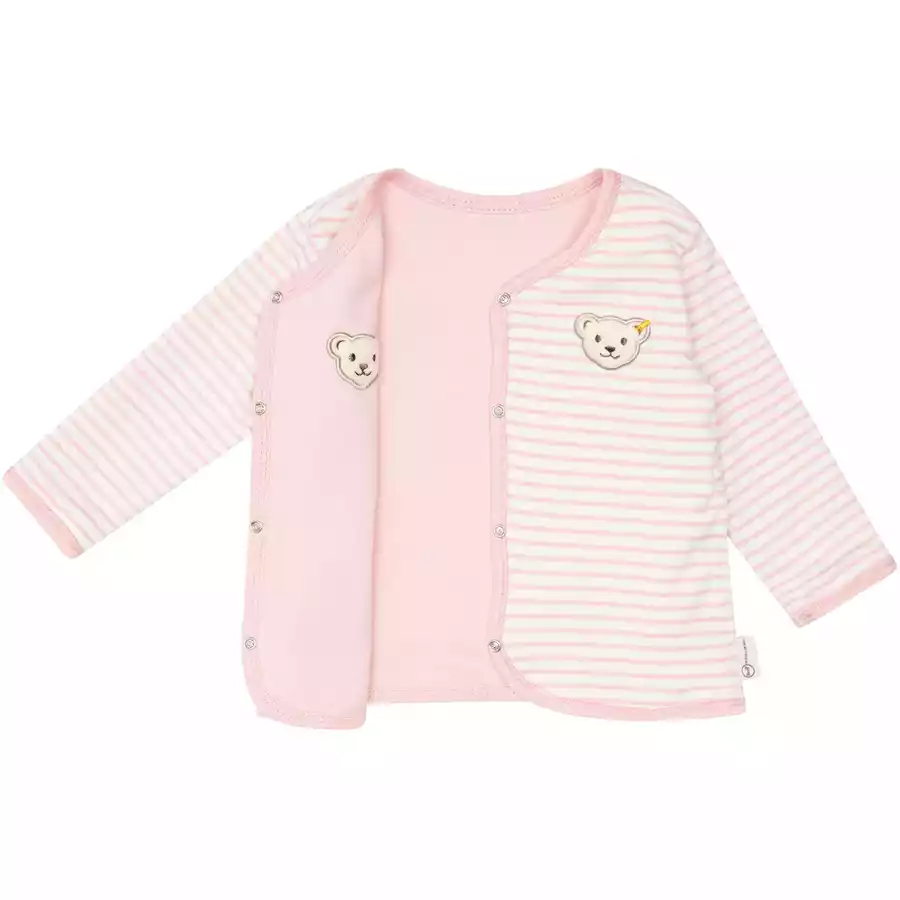 Steiff Wendejacke GOTS silver pink