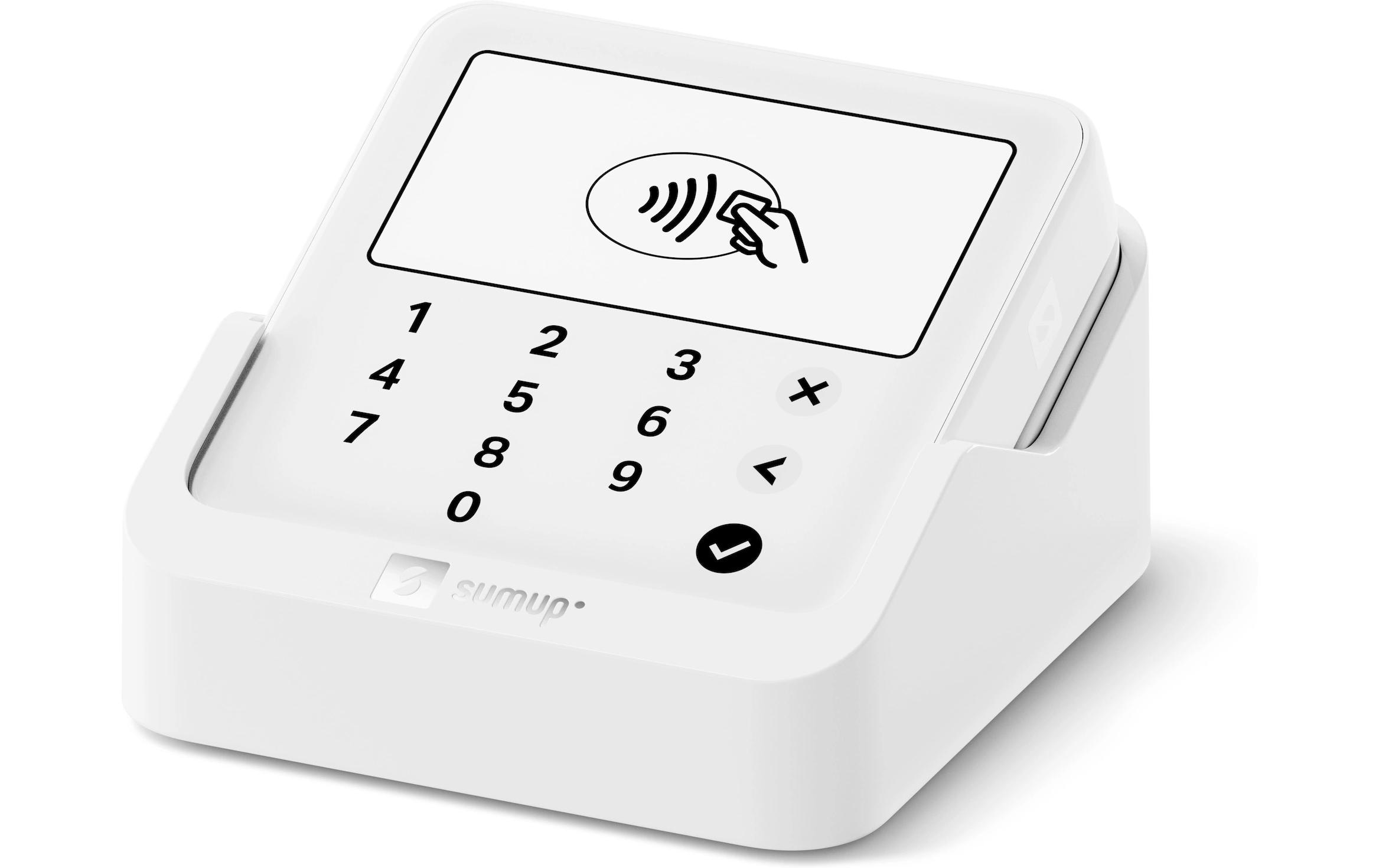 Chipkartenleser SoloLite+ Ladestation WeissChip- und PIN-Kartenterminal