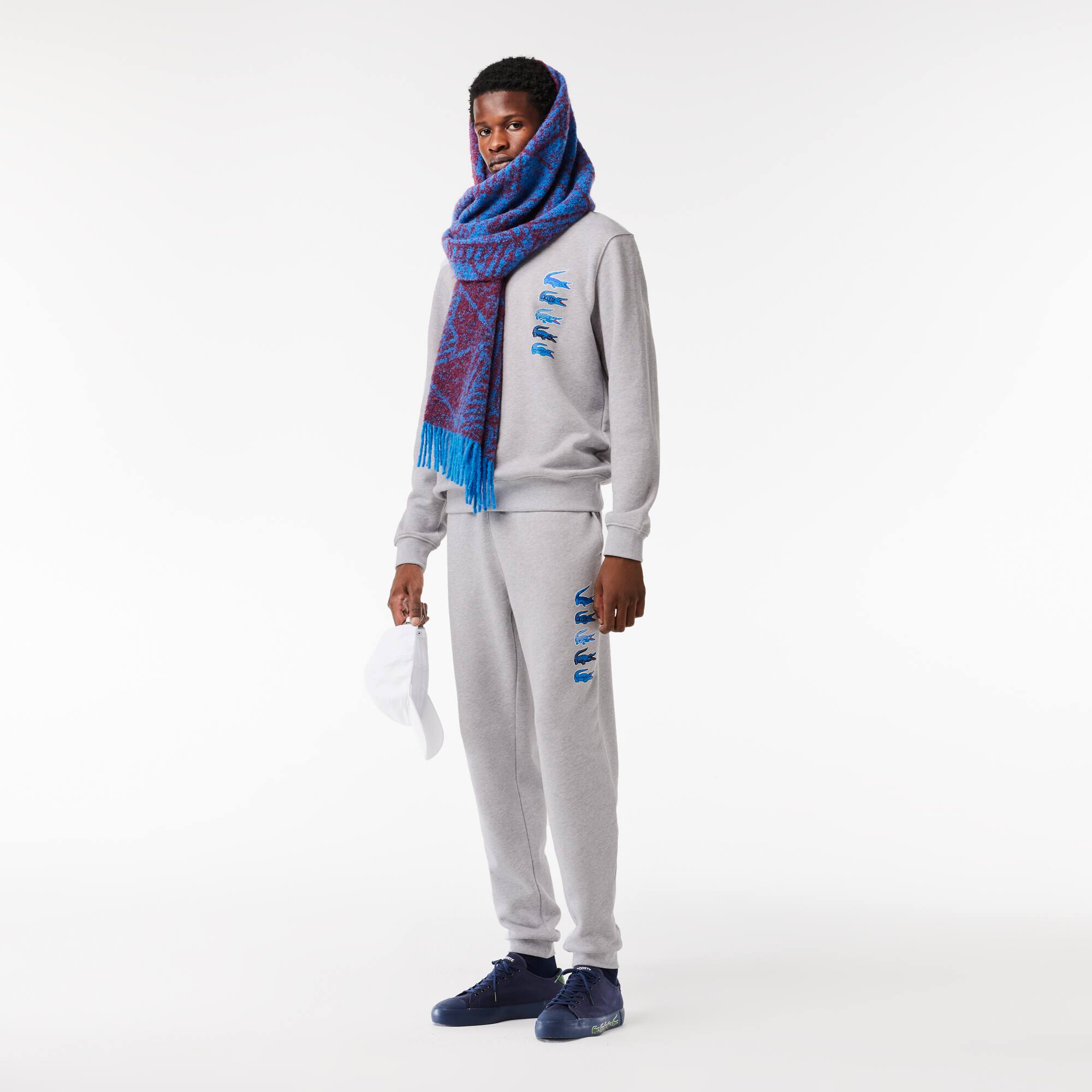 Jogger Trainingshose mit kultigem Aufdruck Trainingshosen - Grau - Lacoste - Herren